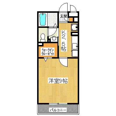 アムール赤山の間取り