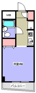 【間取り】 | アーバンライフ | 洋室6帖の間取りです☆