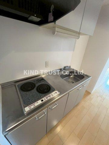 サウスサンのキッチン|コンパクトなキッチンで掃除もラクラク