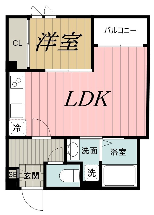 ＧＲＡＮＤＴＩＣーＳＭＡＲＴ南千葉の間取り