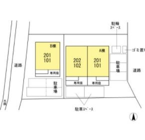 【区画図】 | リバーストーンA | 区画図です