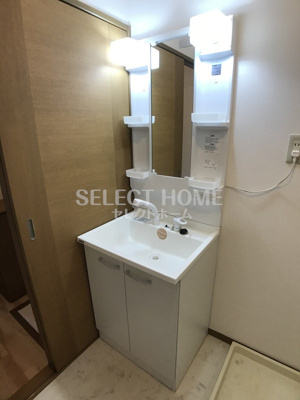 【独立洗面台】 | ハイカムール北浦 | 独立洗面台あり、毎朝おしゃれに忙しい女性の方におすすめです