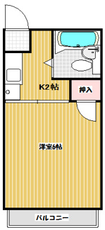 【間取り】 | ハイツセゾン