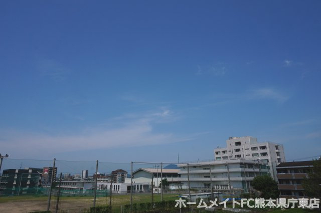 熊本市東区保田窪本町のアパートの展望