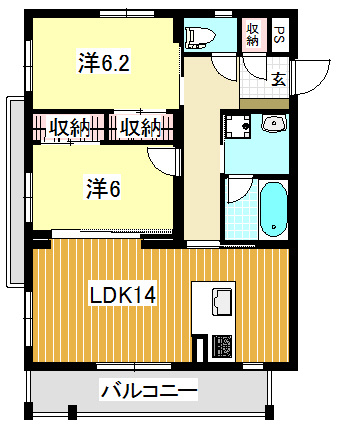 サニースポットの間取り