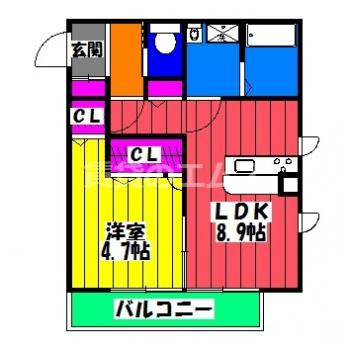 【間取り】 | ルーチェ南福岡 | ルーチェ南福岡の間取り
