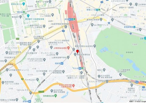 代々木センタービルの地図