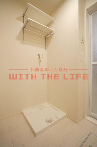 ルピナ梅満【キャッシュバック対象】の洗面所|スペースが確保できる洗面所です