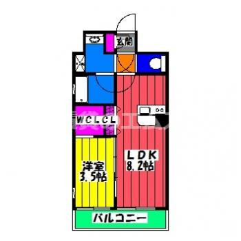 【間取り】 | ＢｒａｎｄＮｅｗＤａｙ高宮 | ＢｒａｎｄＮｅｗＤａｙ高宮の間取り