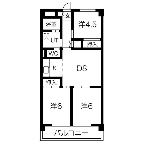 大椿ビルIIIの間取り