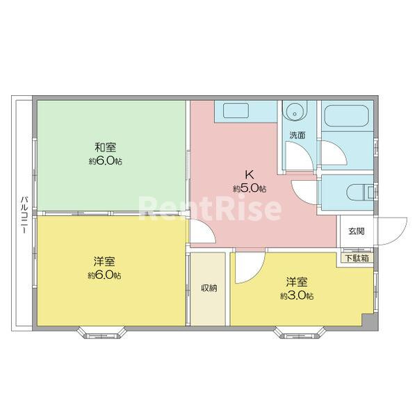 一宮パークハイツの間取り