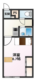 【間取り】 | サンフラワーB