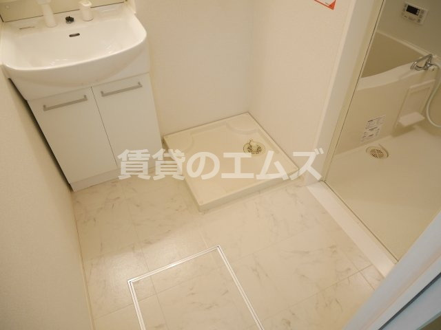 【洗面所】 | ロイヤルコート東那珂 | ロイヤルコート東那珂の脱衣所