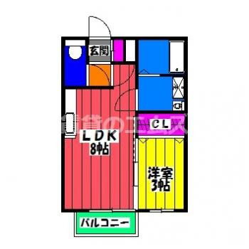 【間取り】 | ロイヤルコート東那珂 | ロイヤルコート東那珂の間取り