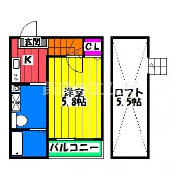 【間取り】 | ＣＡＳＡ　ｄｅｌ　ＳＯＬ | ＣＡＳＡ　ｄｅｌ　ＳＯＬの間取り