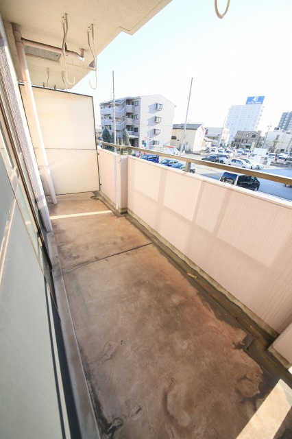 グランディフローラのバルコニー