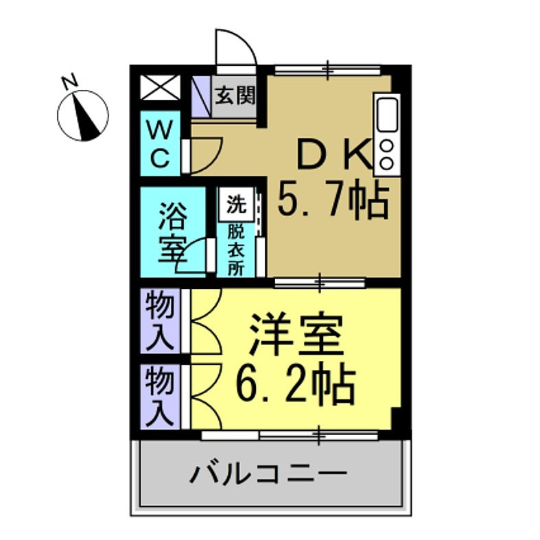 グランディフローラの間取り