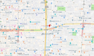 【地図】 | プレサンス松屋町駅前デュオ