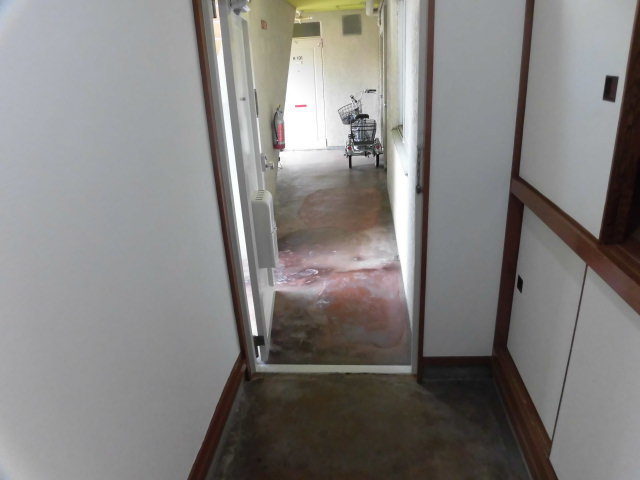 あこやコーポラスAの玄関