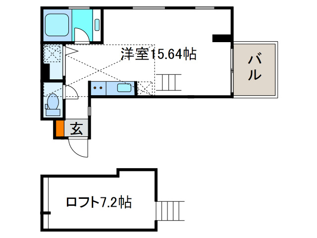 是空NAMBA NISHIの間取り