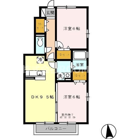 グランモアTOJIKIの間取り