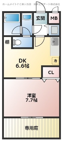 【間取り】 | フジパレス式内町I番館
