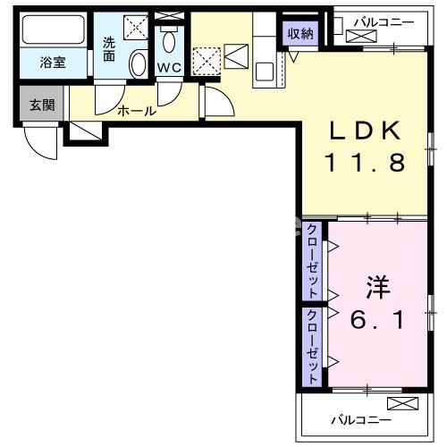 ブリーズ　スクエアの間取り