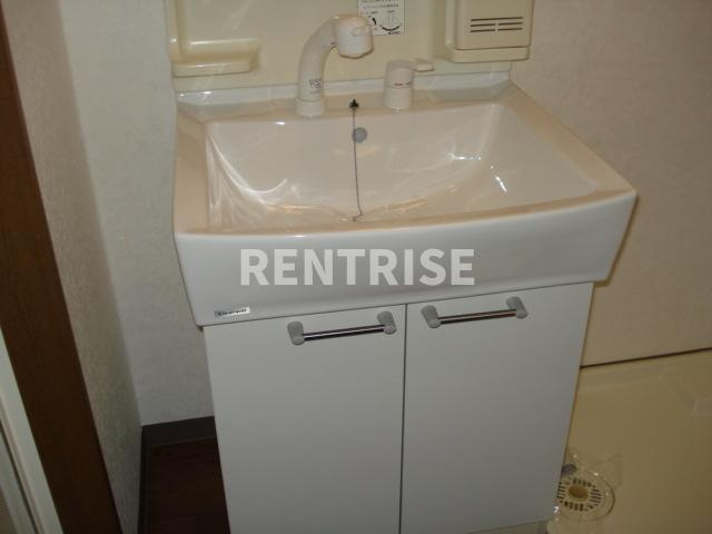 プチ・桃の洗面所|洗髪洗面化粧台