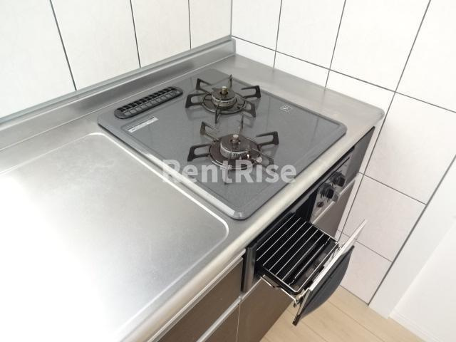 プランドールＧＴのキッチン|ビルトインコンロ