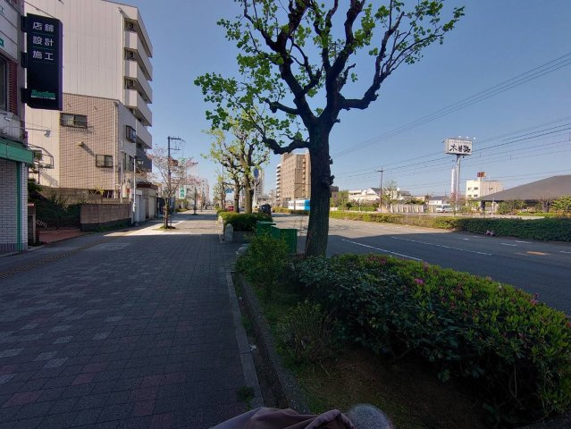 堺市堺区寺地町東　土地の前面道路含む現地写真|路面電車沿線