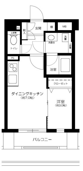 【間取り】 | ソシエ東長崎