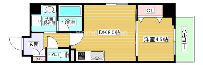 【間取り】 | グランディール鷺洲