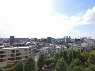 【展望】 | ８階部分からの眺望です。
前面に建物がなく開放感がございます。