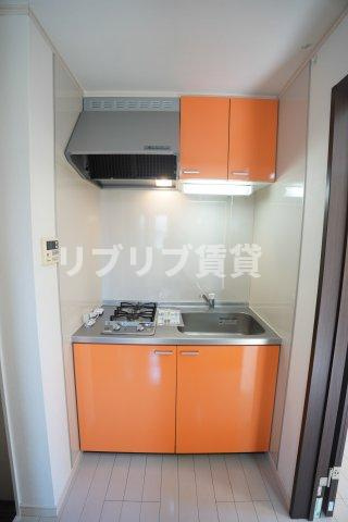 ハウスカーマインのキッチン