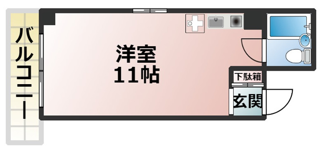 【間取り】 | ロイヤルメゾン扇町