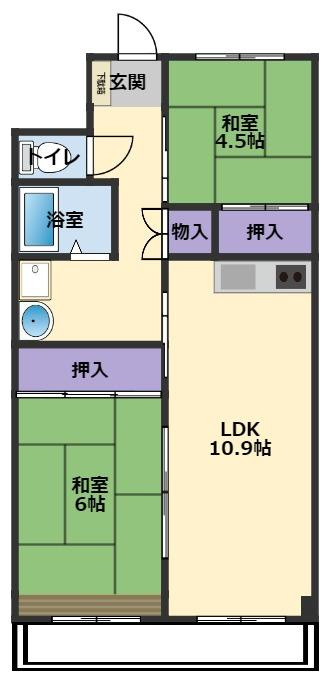 二番町ビルの間取り