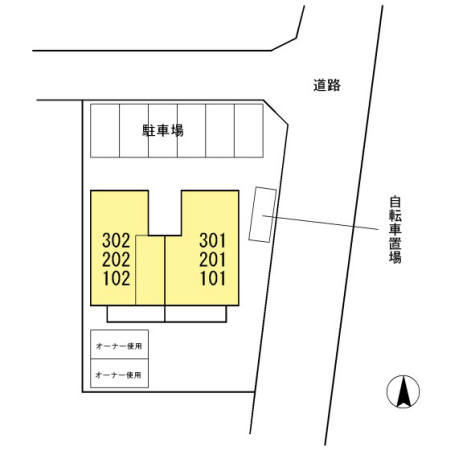 エスペランサ末広の区画図