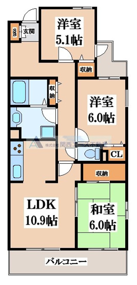 【間取り】 | グランビュー山手