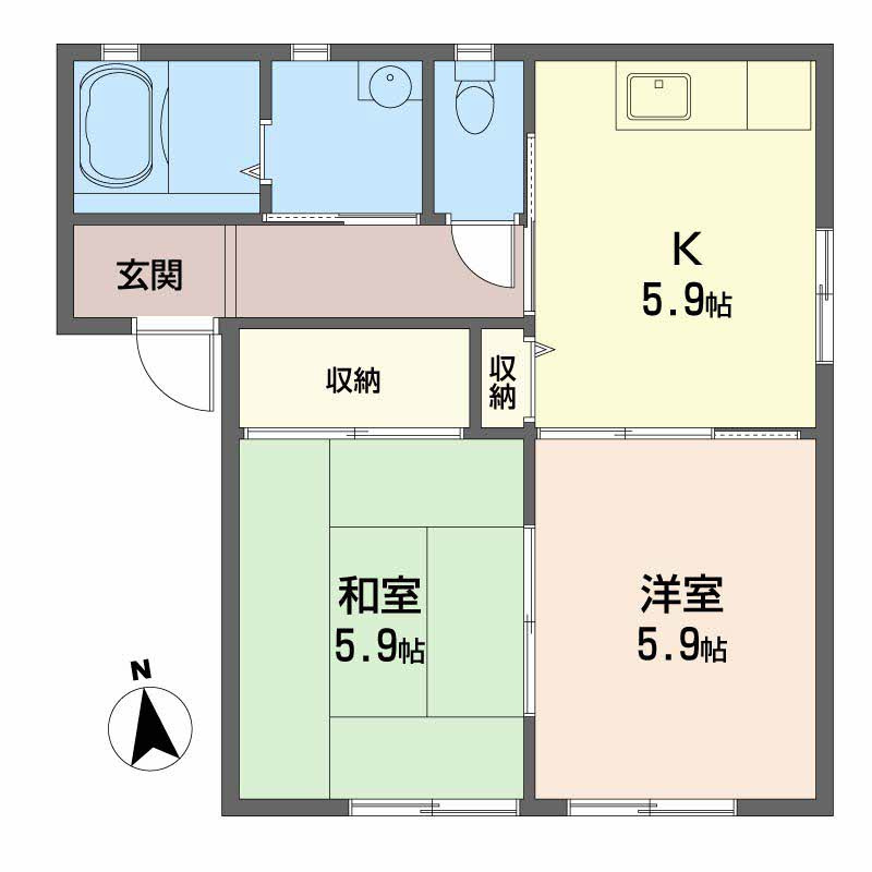 シャーメゾンＳＫの間取り