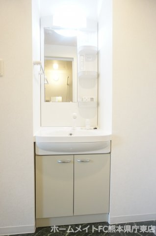 熊本市南区田井島３丁目の賃貸マンションの独立洗面台