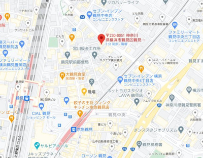 【地図】 | ニックハイム鶴見渡辺第一ビル