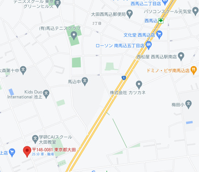 【地図】 | セントラル中池上