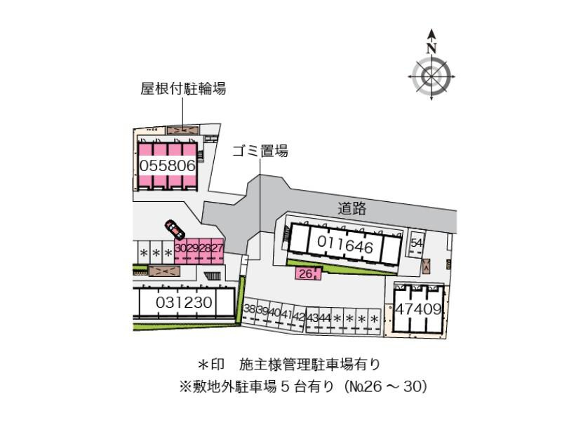 クレイノクエスタⅡの区画図
