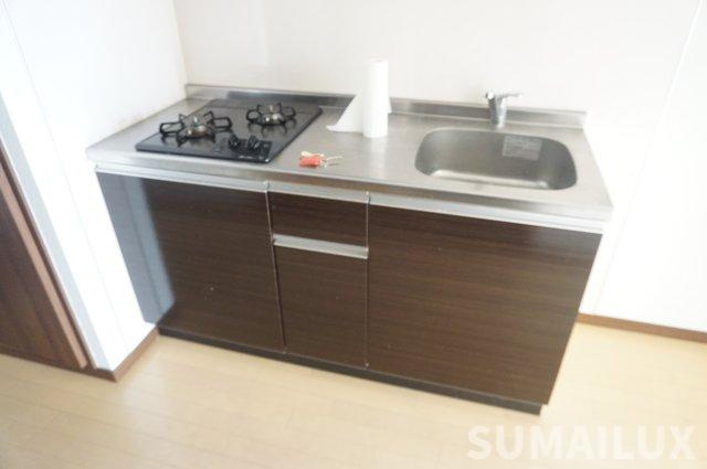 熊本市東区新外２丁目の賃貸マンションのキッチン