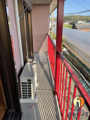 池田ハイツⅠのバルコニー