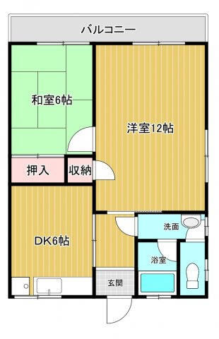 池田ハイツⅠの間取り