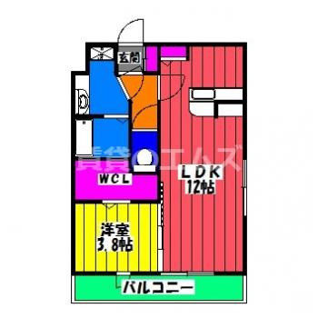 【間取り】 | コンフォート光丘 | コンフォート光丘の間取り