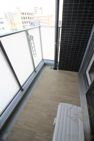 レシオス大阪城北詰のバルコニー