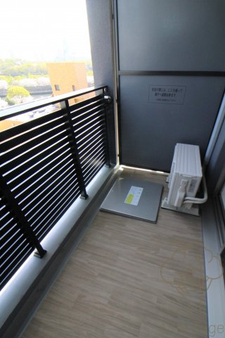 レシオス大阪城北詰のバルコニー