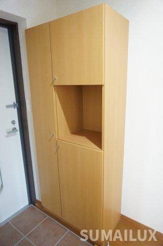 熊本市北区清水東町の賃貸マンションの玄関